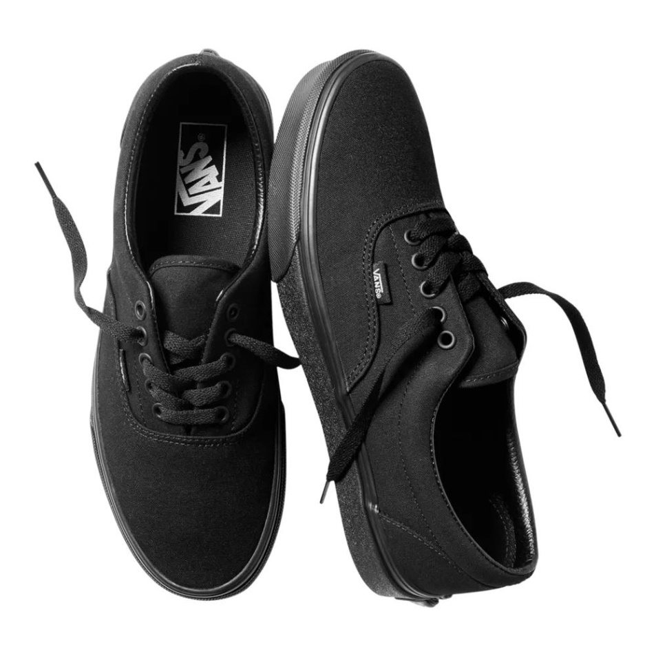 Vans Férfi Korszak Klasszikus Korcsolyacipő Tornacipő Alacsony Felső Szellőző Fekete-fekete Színben