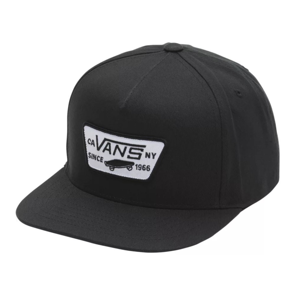 Vans Férfi Full Patch Snapaback Sapka Igaz Fekete