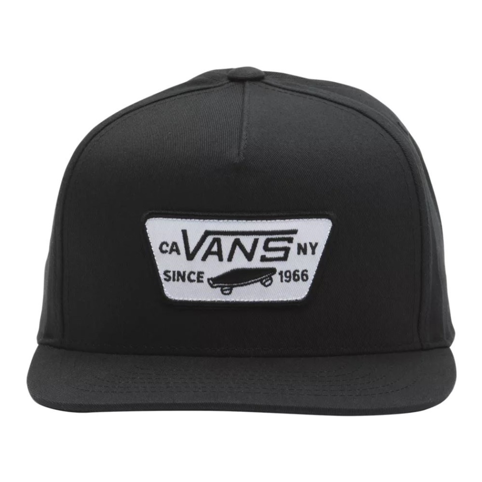 Vans Férfi Full Patch Snapaback Sapka Igaz Fekete