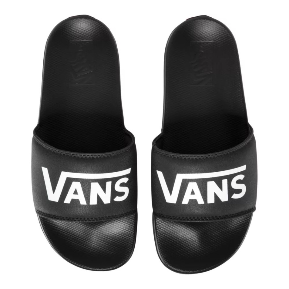Vans Férfi La Costa Csúszdák/szandálok Könnyű, Rugalmas Fekete-fekete