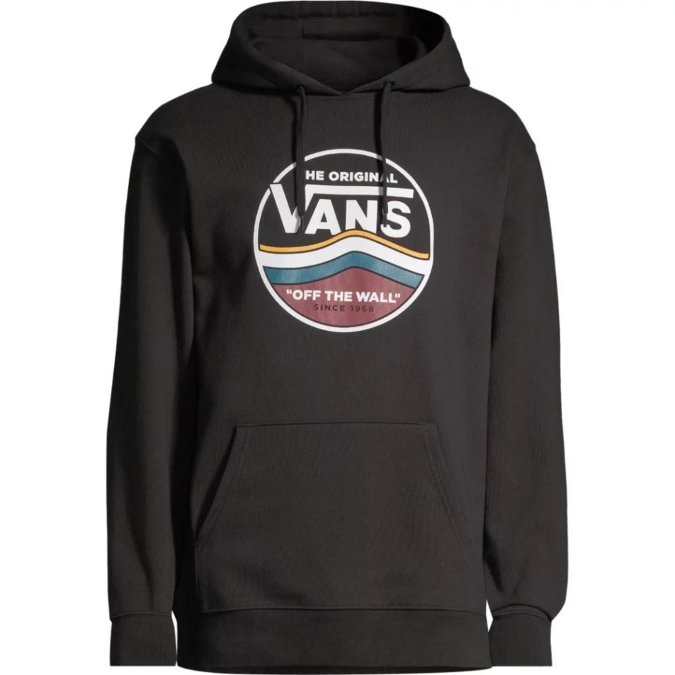 Vans Férfi Többcsíkos Pulóver Kapucnis Ruha Kék