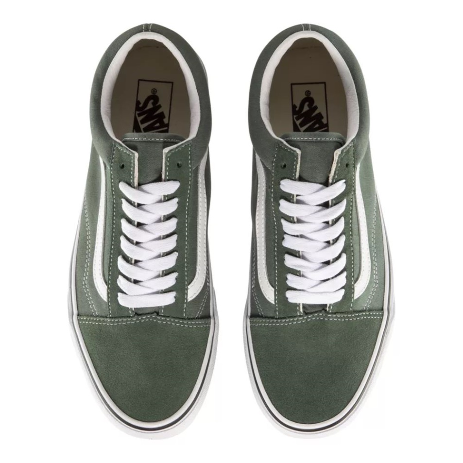 Vans Férfi Old Skool Skate Cipő Színelmélet Kacsa Zöld