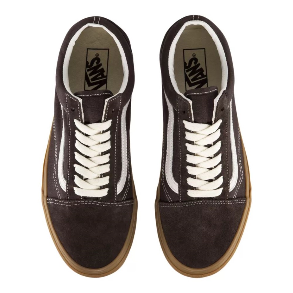 Vans Férfi Old Skool Skate Cipő Med Barna