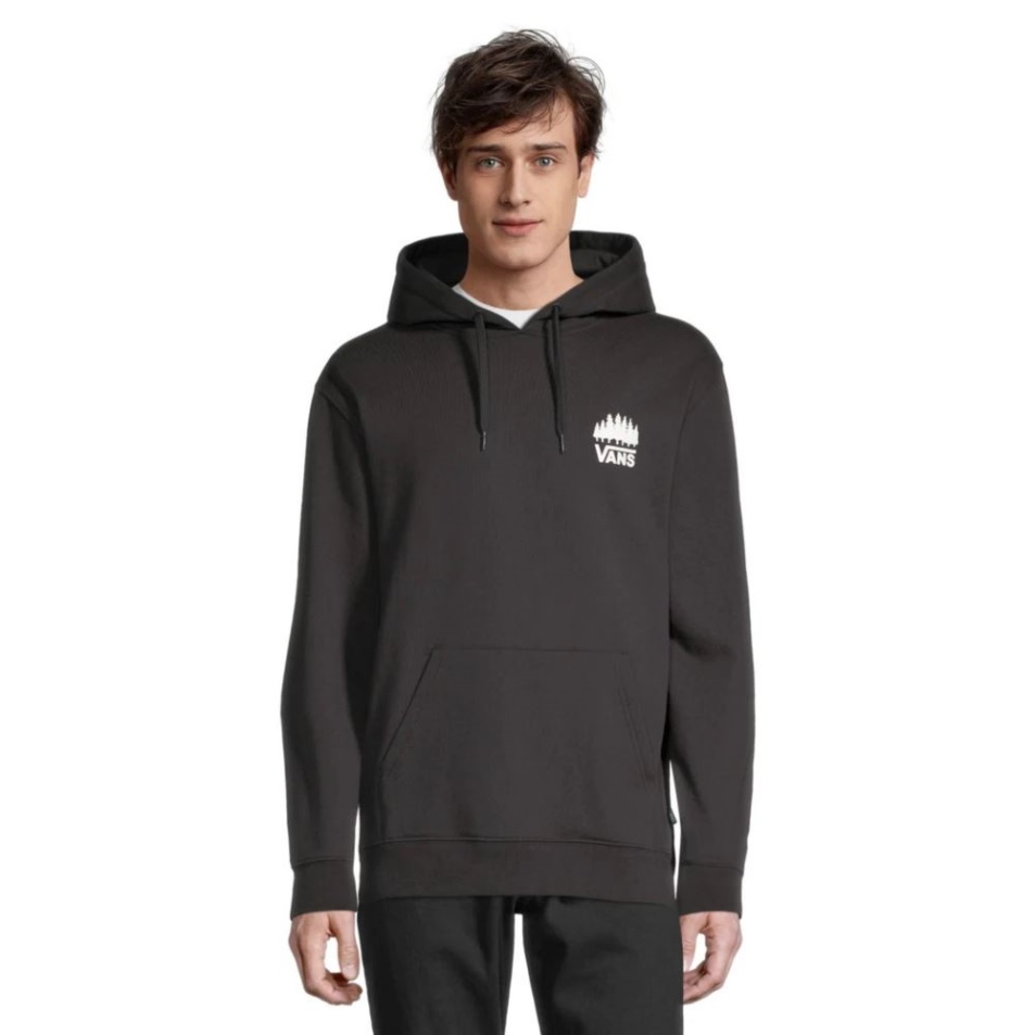 Vans Férfi Pulóver Kapucnis Fekete