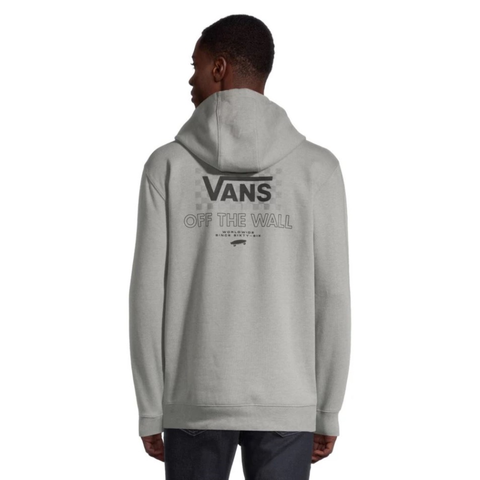 Vans Férfi Préselt Virágos Pulóver Ii Kapucnis, Cement Hanga