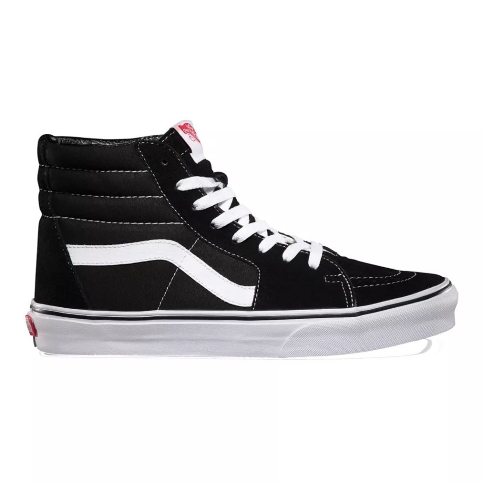 Vans Férfi Sk8 Gördeszka Cipő Tornacipő Magas Felső Fekete