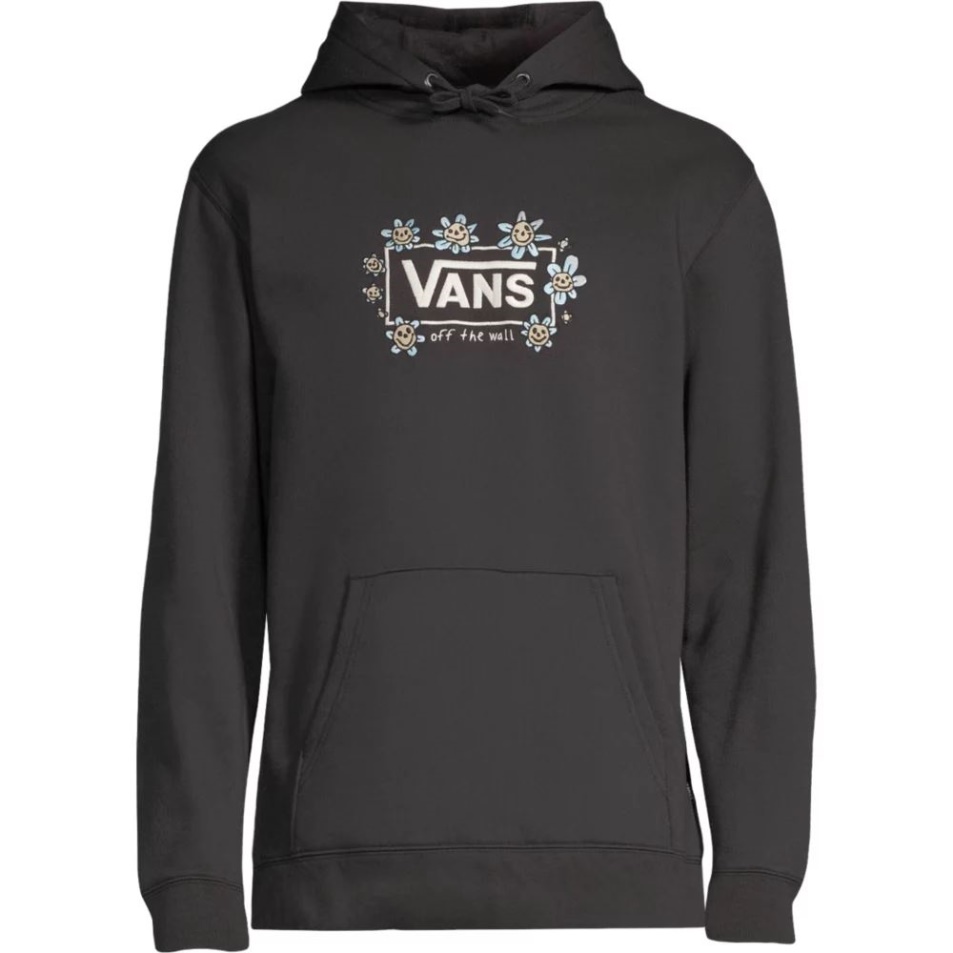 Vans Férfi Trippy Vigyor Pulóver Kapucnis Pulóver Fekete