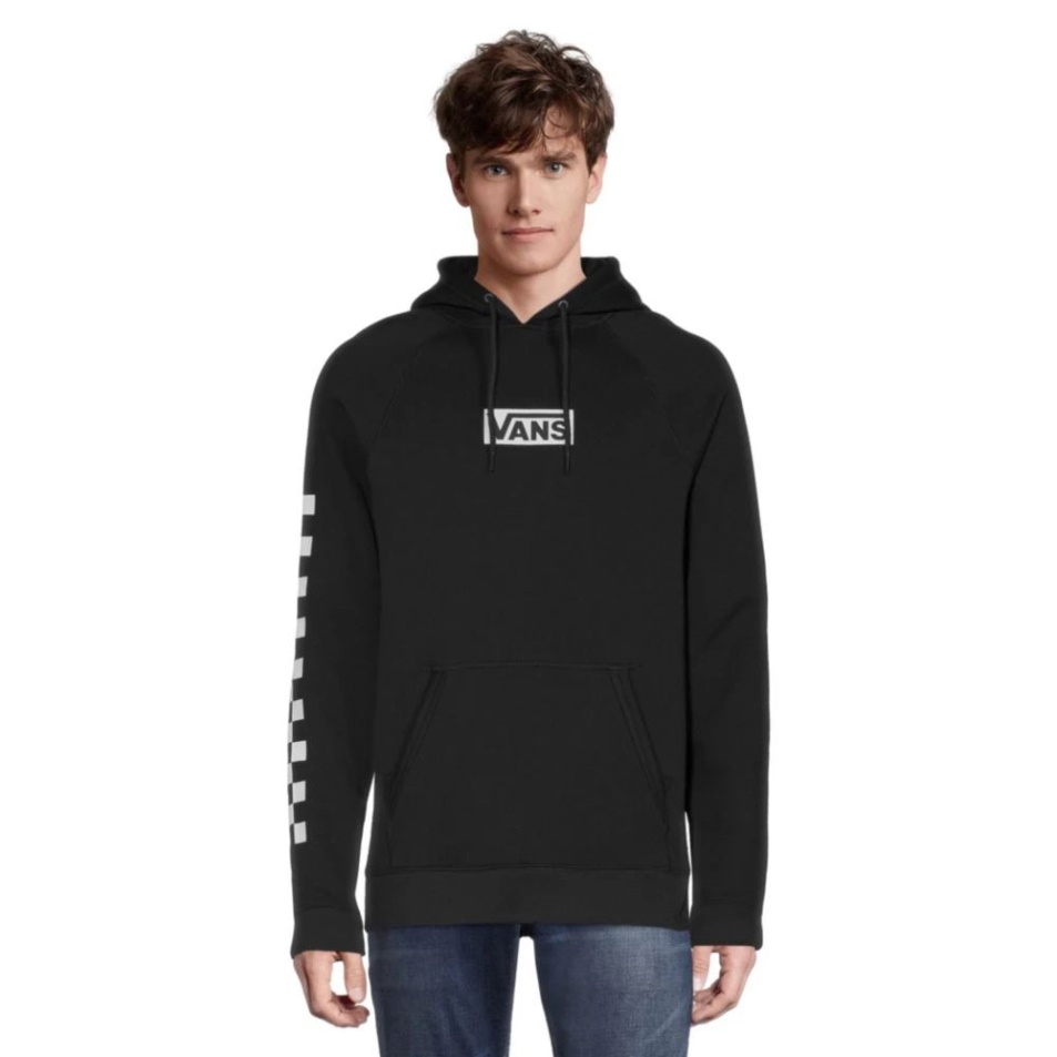 Vans Férfi Versa Standard Pulóver Kapucnis Fekete