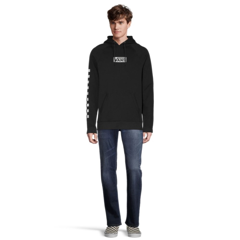 Vans Férfi Versa Standard Pulóver Kapucnis Fekete