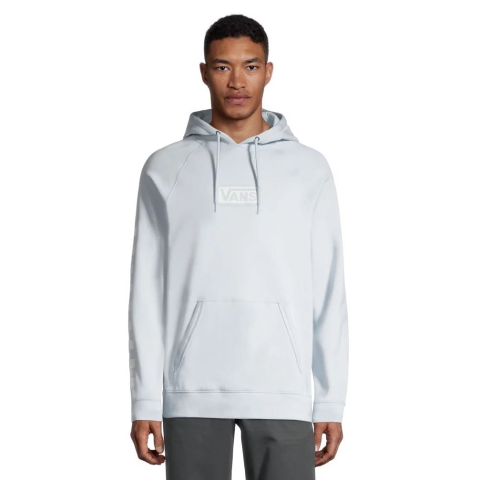 Vans Férfi Versa Standard Pulóver Kapucnis Kék Kockás
