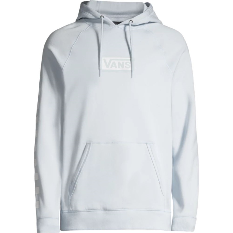 Vans Férfi Versa Standard Pulóver Kapucnis Kék Kockás