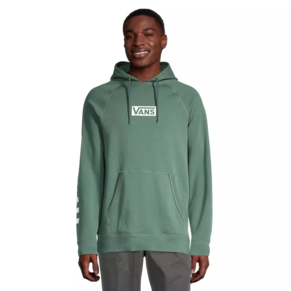 Vans Férfi Versa Standard Pulóver Kapucnis Kacsa Zöld