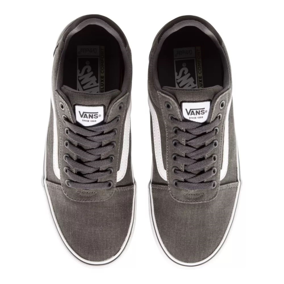 Vans Férfi Kórterem Deluxe Gördeszka Cipő Szürke-fehér