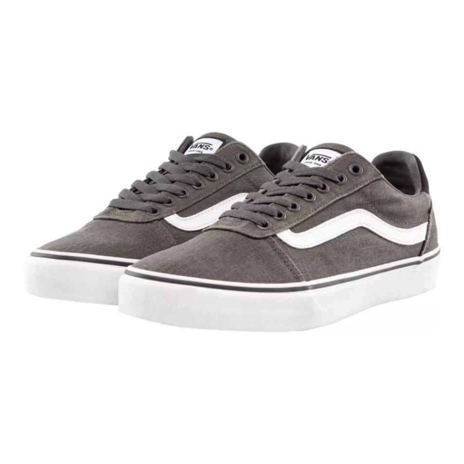 Vans Férfi Kórterem Deluxe Gördeszka Cipő Szürke-fehér