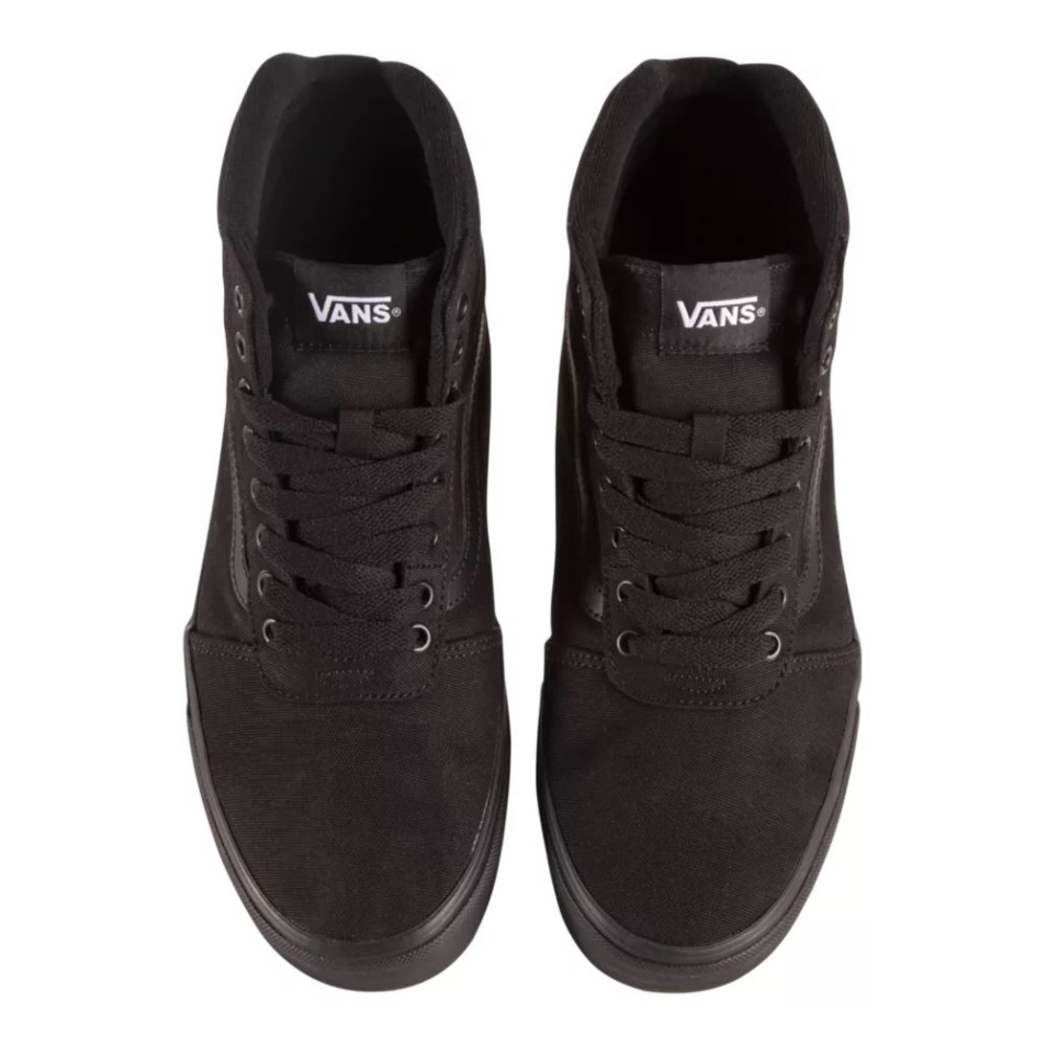 Vans Férfi Korcsolyacipő Tornacipő Magas Felső Könnyű Fekete-fekete