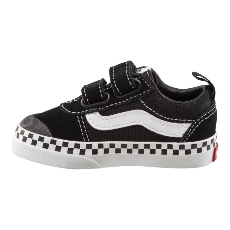 Vans Toddler Kids' Ward V Dw Skate Shoes Checker Foxing Black
