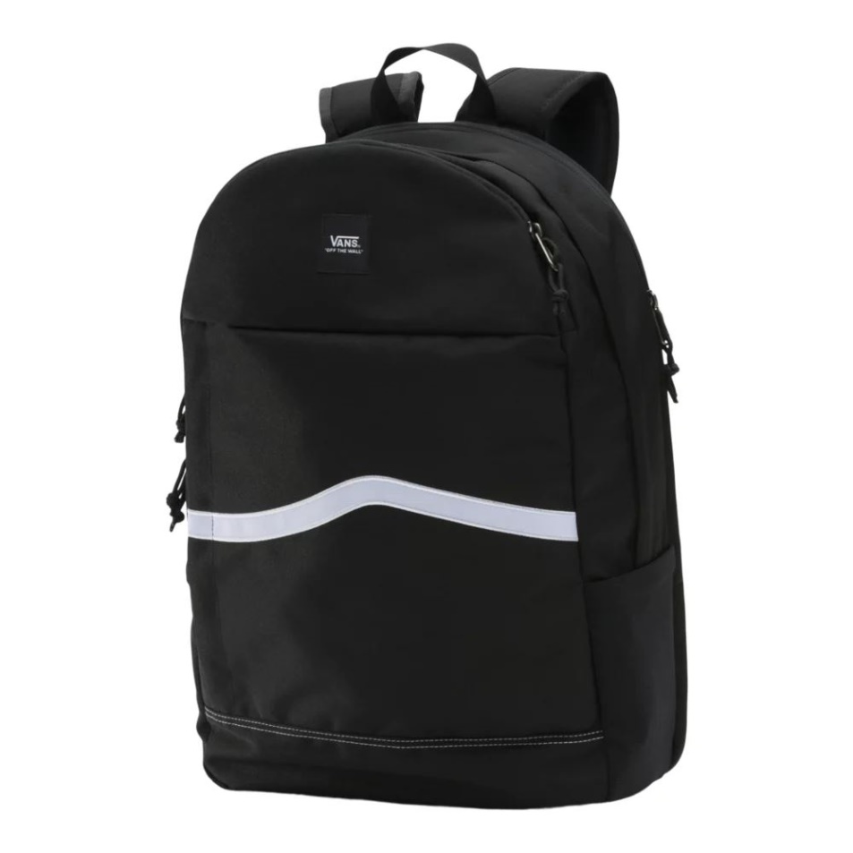 Vans Unisex Construct Cordura Iskolai Hátizsák 27 L Fekete-fehér