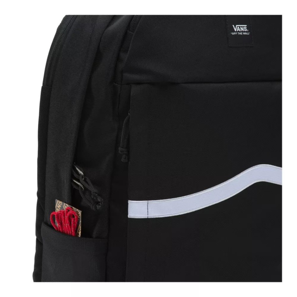 Vans Unisex Construct Cordura Iskolai Hátizsák 27 L Fekete-fehér