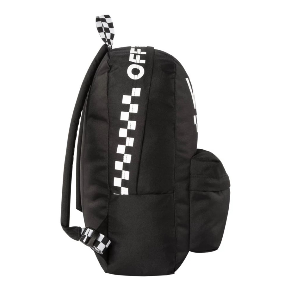 Furgonok Unisex Street Realm Iskolai Hátizsák 22 L-es Fekete-fehér Kockás