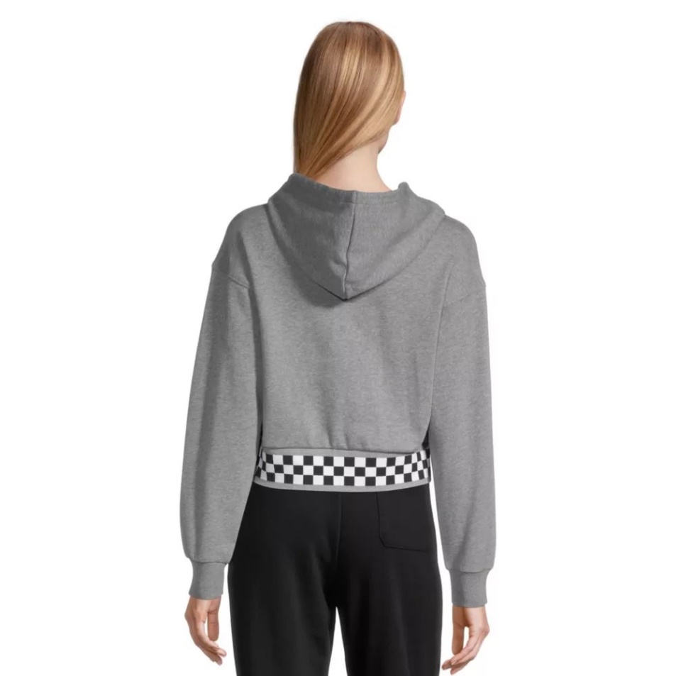 Vans Női Boom Boom 88 Crop Kapucnis Szürke Hanga
