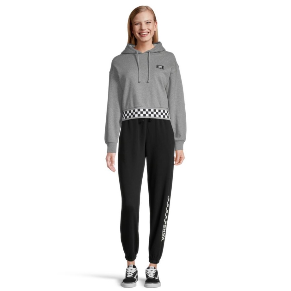 Vans Női Boom Boom 88 Crop Kapucnis Szürke Hanga