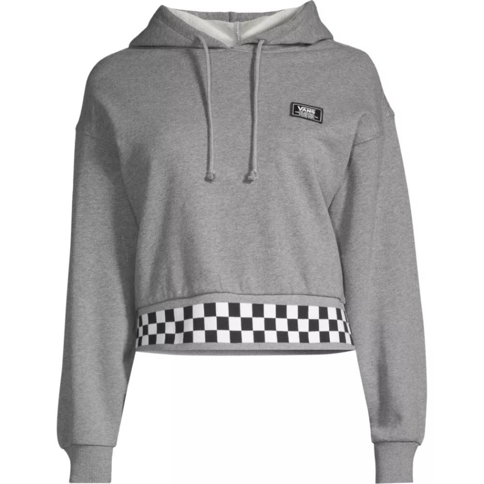 Vans Női Boom Boom 88 Crop Kapucnis Szürke Hanga