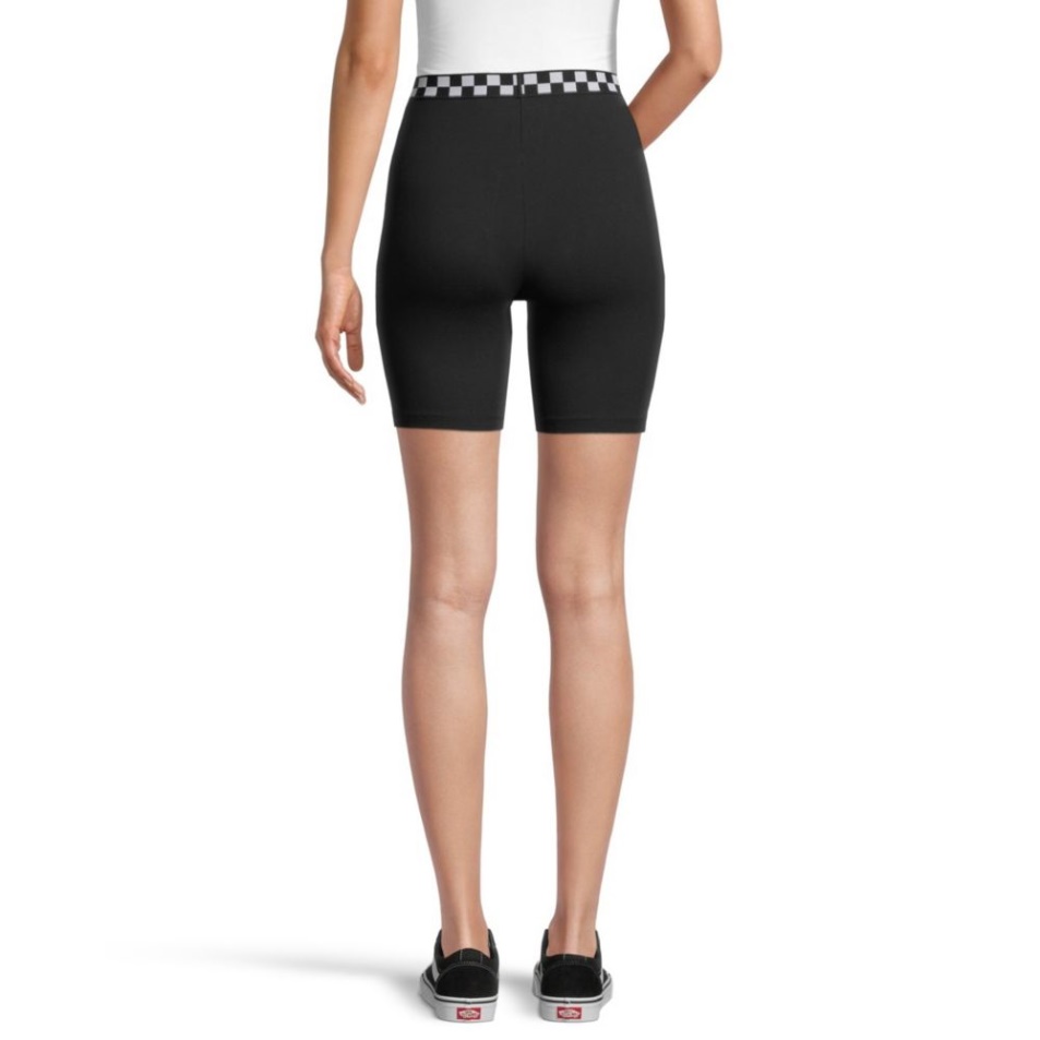 Furgonok Női Sakktáblás Leggings Rövidnadrág Fekete