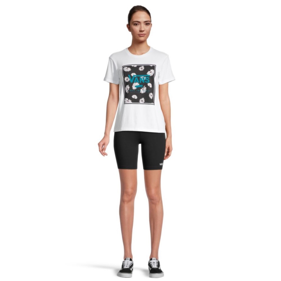 Furgonok Női Sakktáblás Leggings Rövidnadrág Fekete