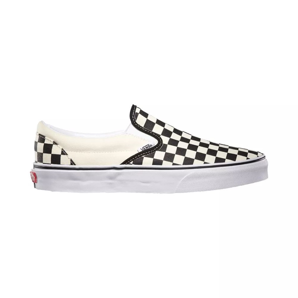 Vans Női Klasszikus Gördeszka Cipő Tornacipő Alacsony Felső Slip Lélegző Fekete