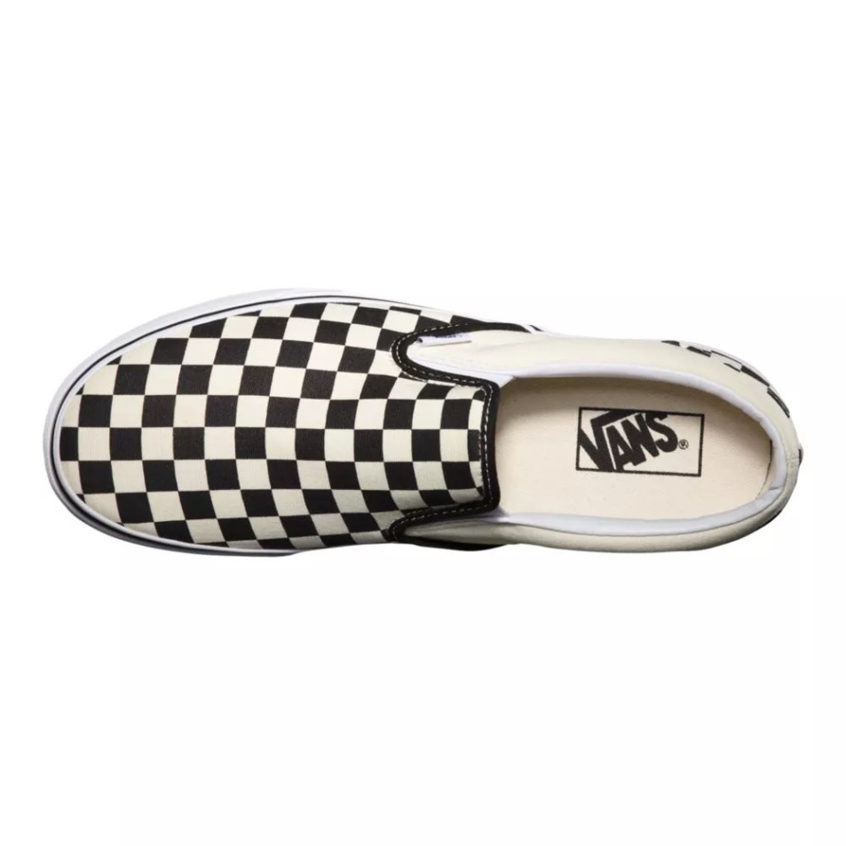 Vans Női Klasszikus Gördeszka Cipő Tornacipő Alacsony Felső Slip Lélegző Fekete