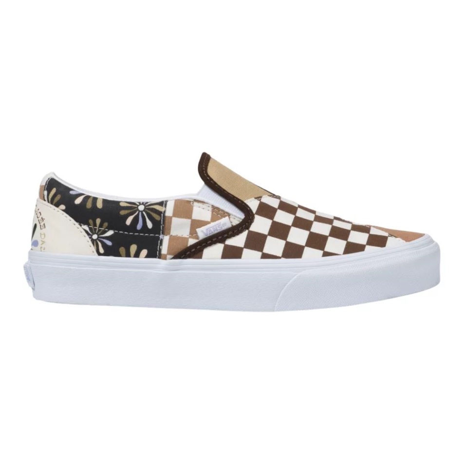 Vans Női Klasszikus Bebújós Isteni Gördeszka Cipő Patchwork