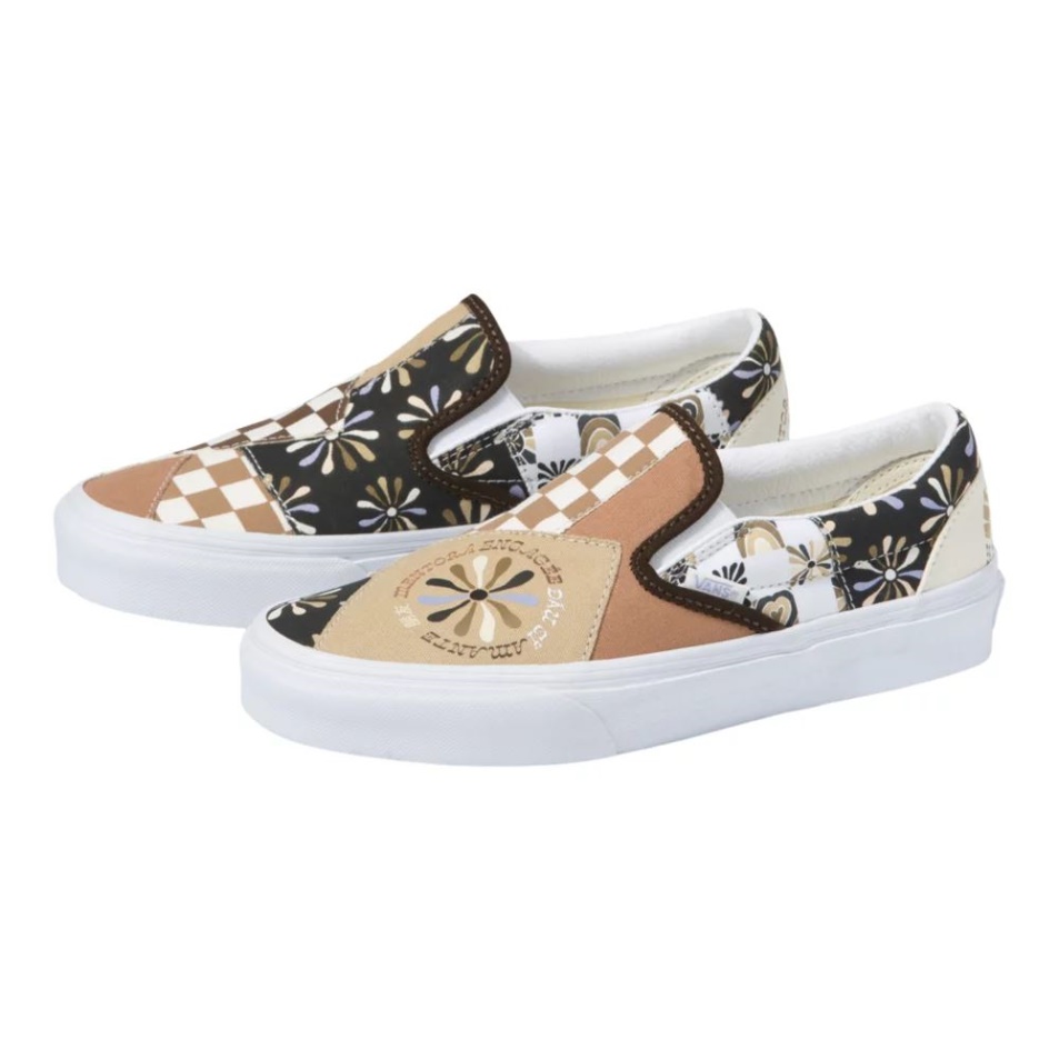 Vans Női Klasszikus Bebújós Isteni Gördeszka Cipő Patchwork