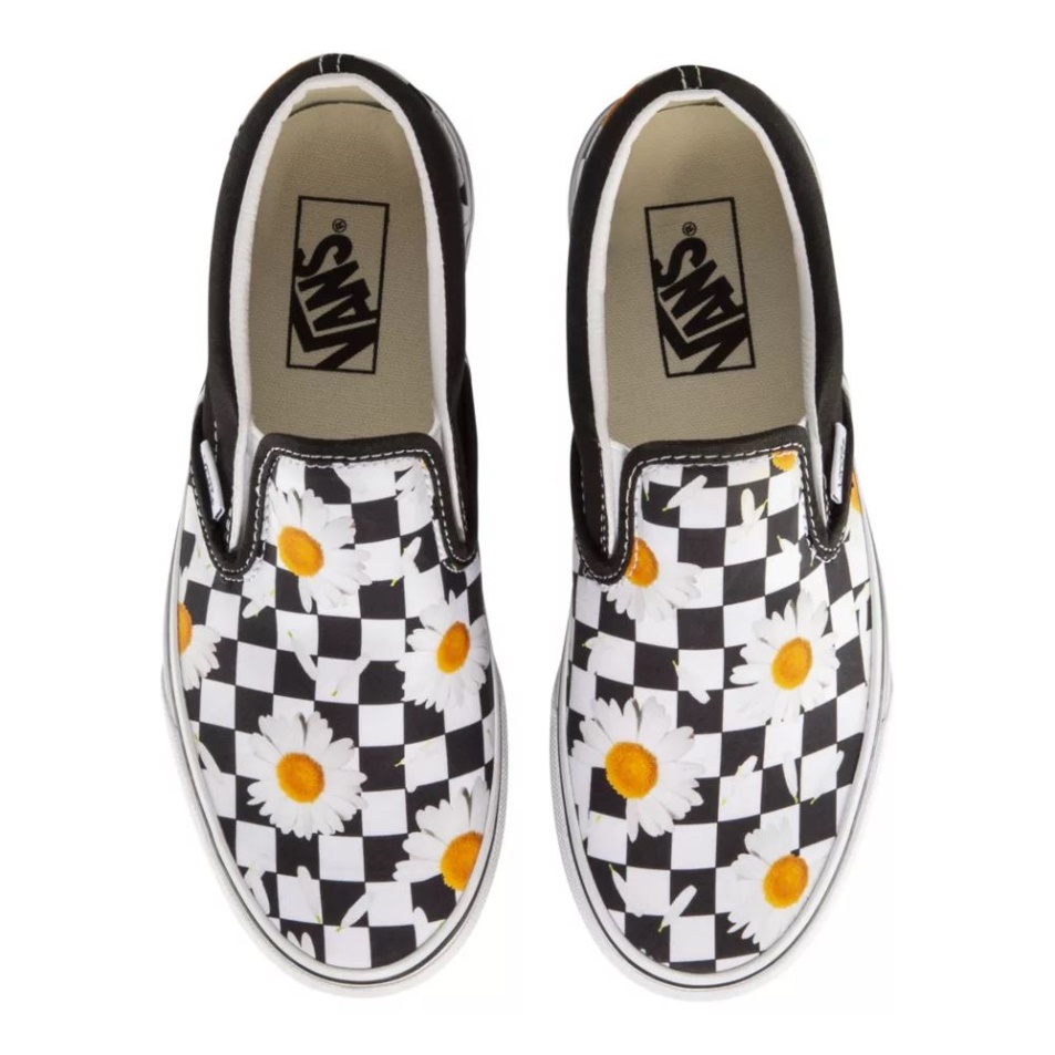 Furgonok Női Klasszikus Slip On Love Me Love Me Not Skate Cipő Fekete