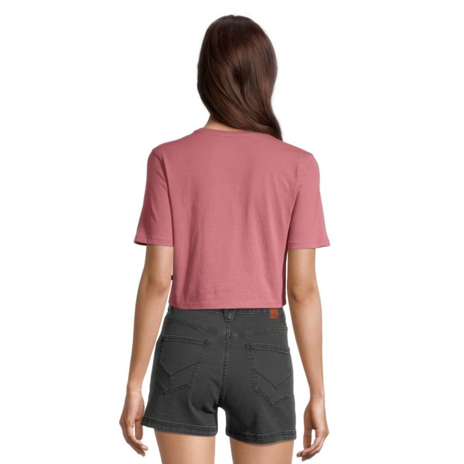 Vans Női Crop Crew Póló Deco Rose