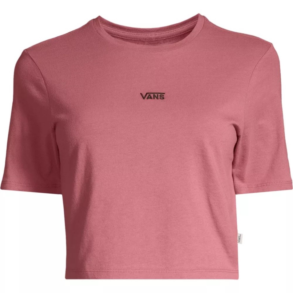 Vans Női Crop Crew Póló Deco Rose