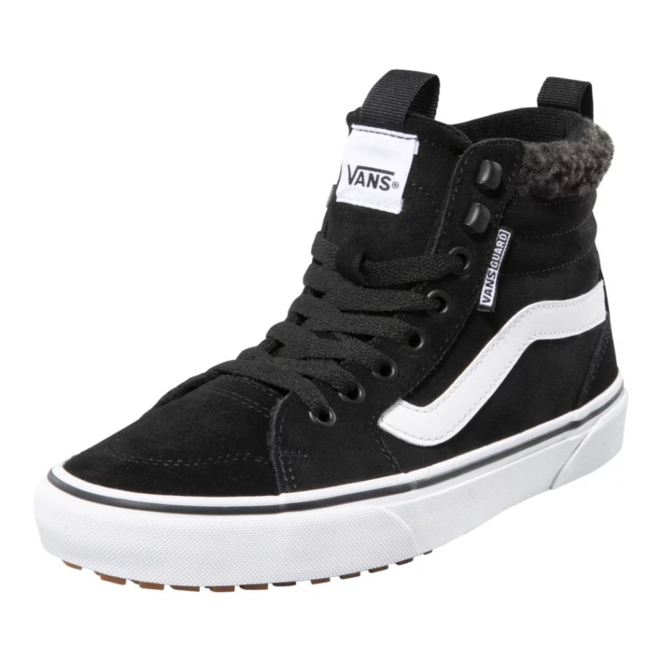 Vans Női Filmore Vansguard Csizma Magas Felső Rája Vízlepergető Velúr Fekete-fehér