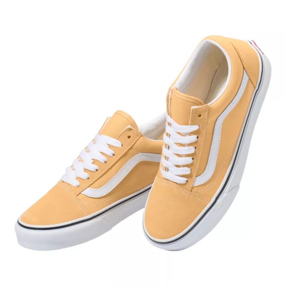 Vans Női Old Skool Skate Cipő Tornacipő Alacsony Felső Csúszás Légáteresztő Krémmel