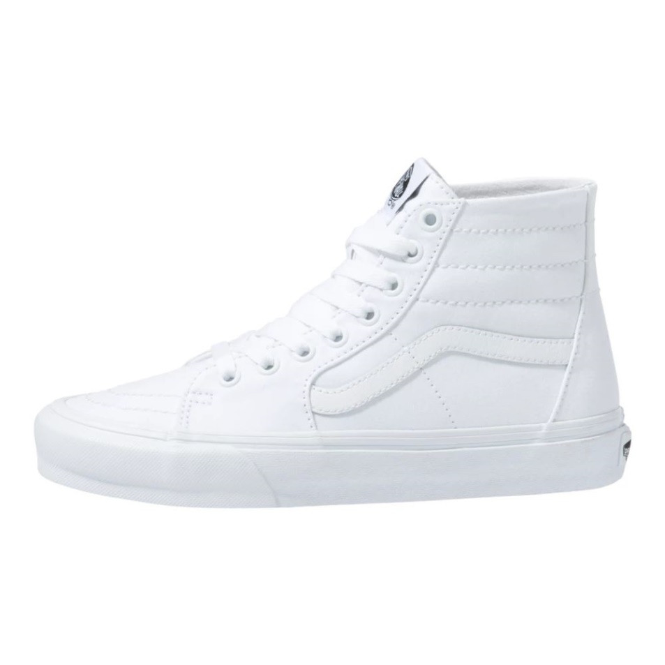 Furgonok Női Sk8-hi Tappered Skate Cipő Vászon Igazi Fehér