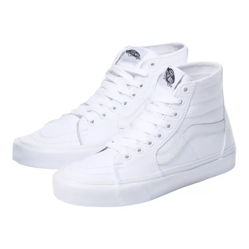 Furgonok Női Sk8-hi Tappered Skate Cipő Vászon Igazi Fehér