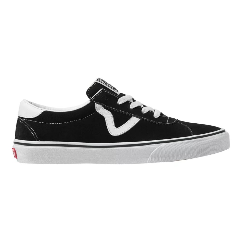 Vans Női Sport Velúr Korcsolyacipő Fekete-fehér