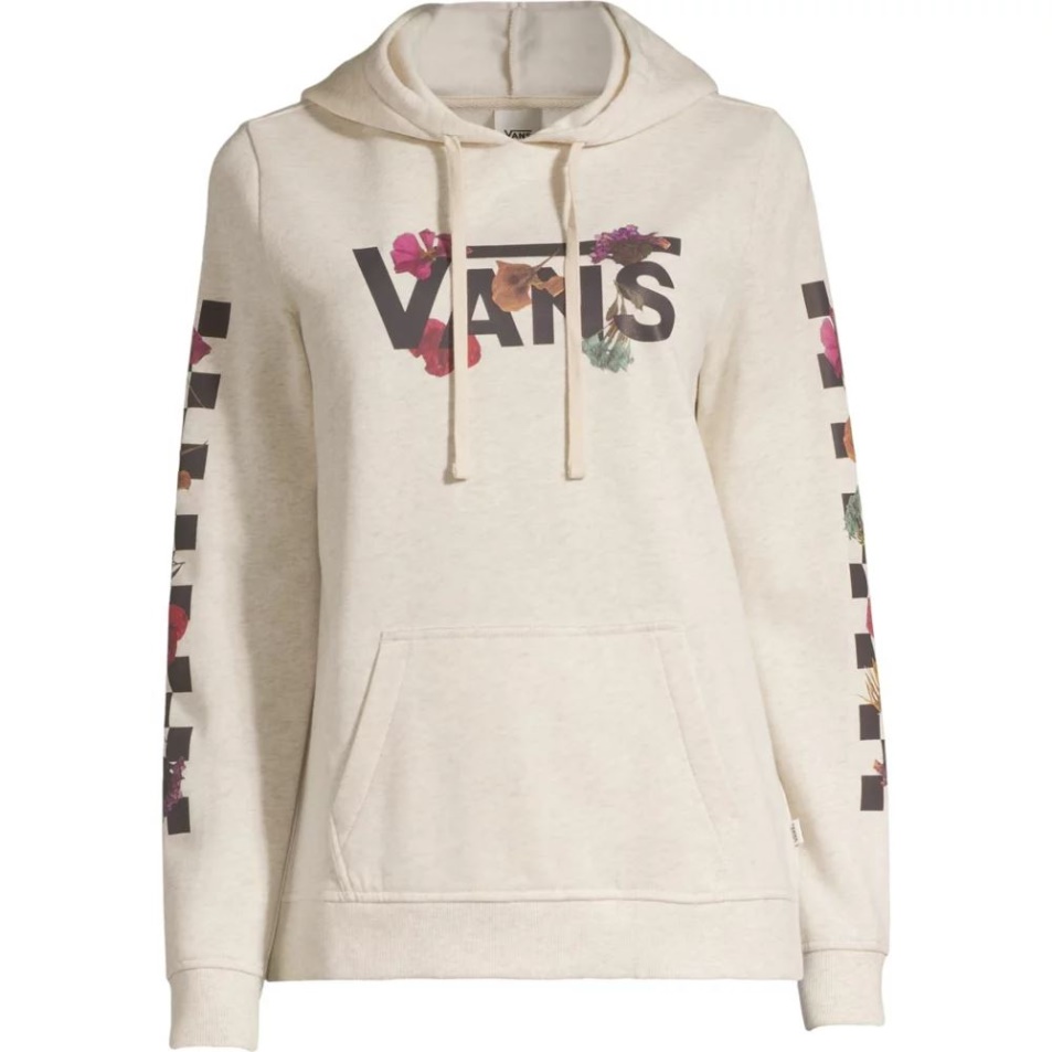 Vans Női Kusza Préselt Virágos Kapucnis Zabpehely Hanga