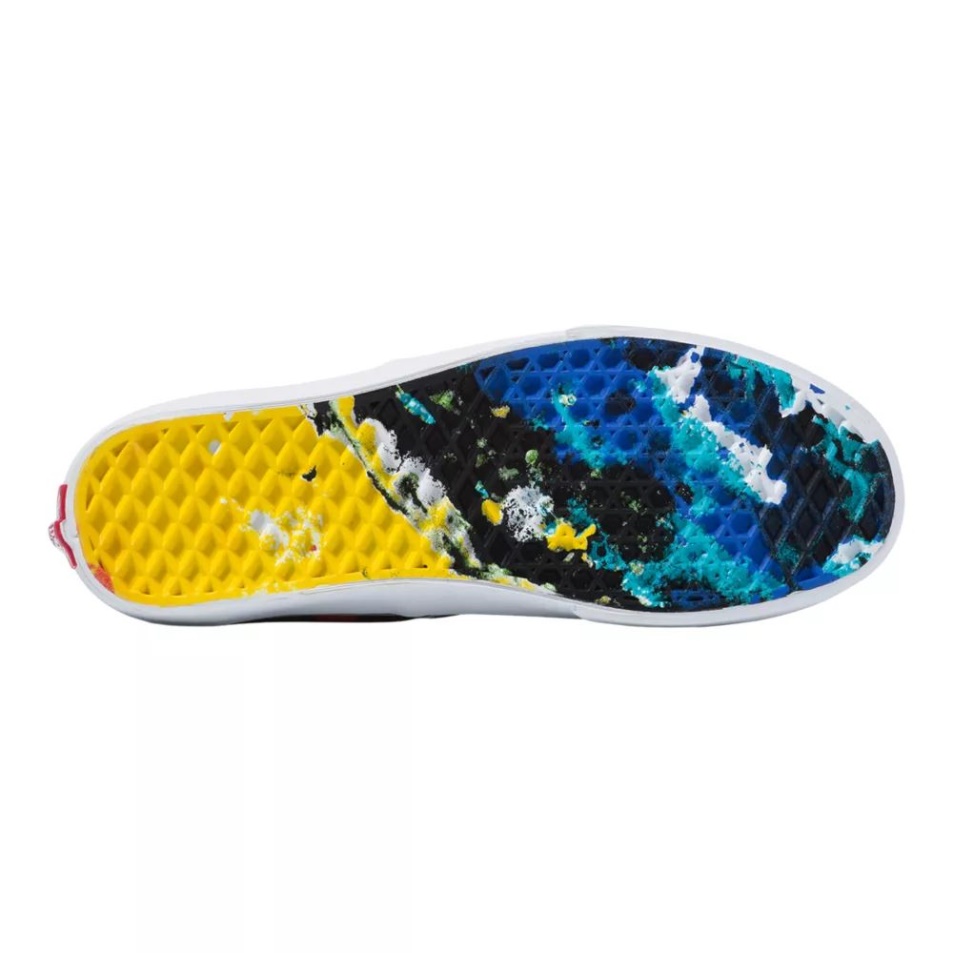 Vans X Crayola Férfi Autentikus Gördeszka Cipő Tornacipő Alacsony Felső Alkalmi Többbarna