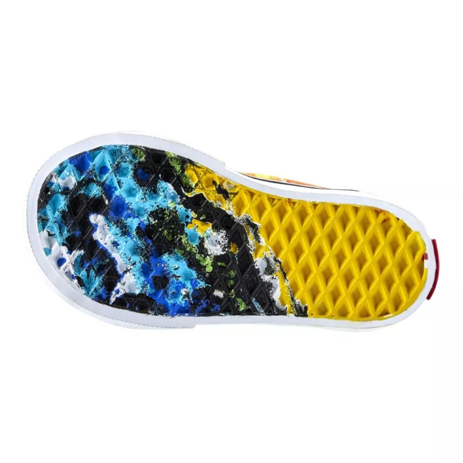 Furgonok X Crayola Kisgyermek Gyerek Sk8-hi Cipzáros Gördeszkacipő Crayola Mashup Melt