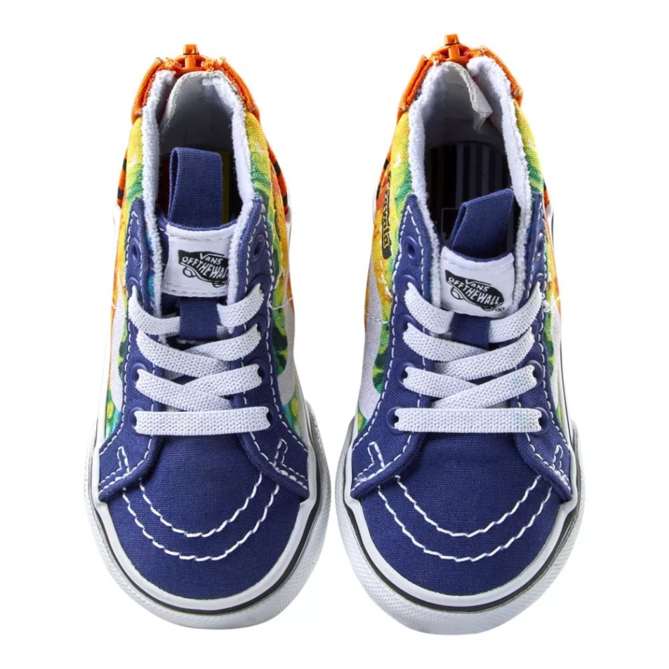 Furgonok X Crayola Kisgyermek Gyerek Sk8-hi Cipzáros Gördeszkacipő Crayola Mashup Melt