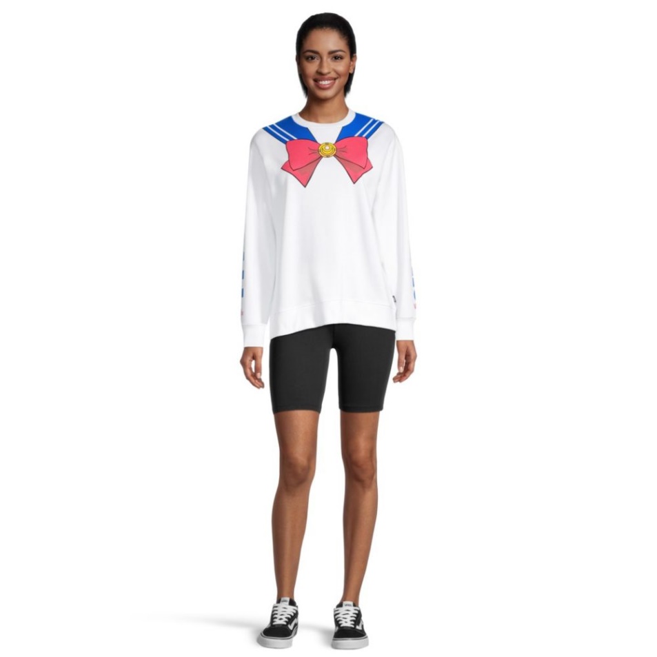 Vans X Sailor Moon Női Bff Gyapjú Pulóver Fehér