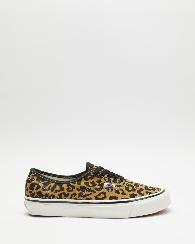 Vans Anaheim Autentikus 44 Dx - Uniszex Fekete-barna Leopárd
