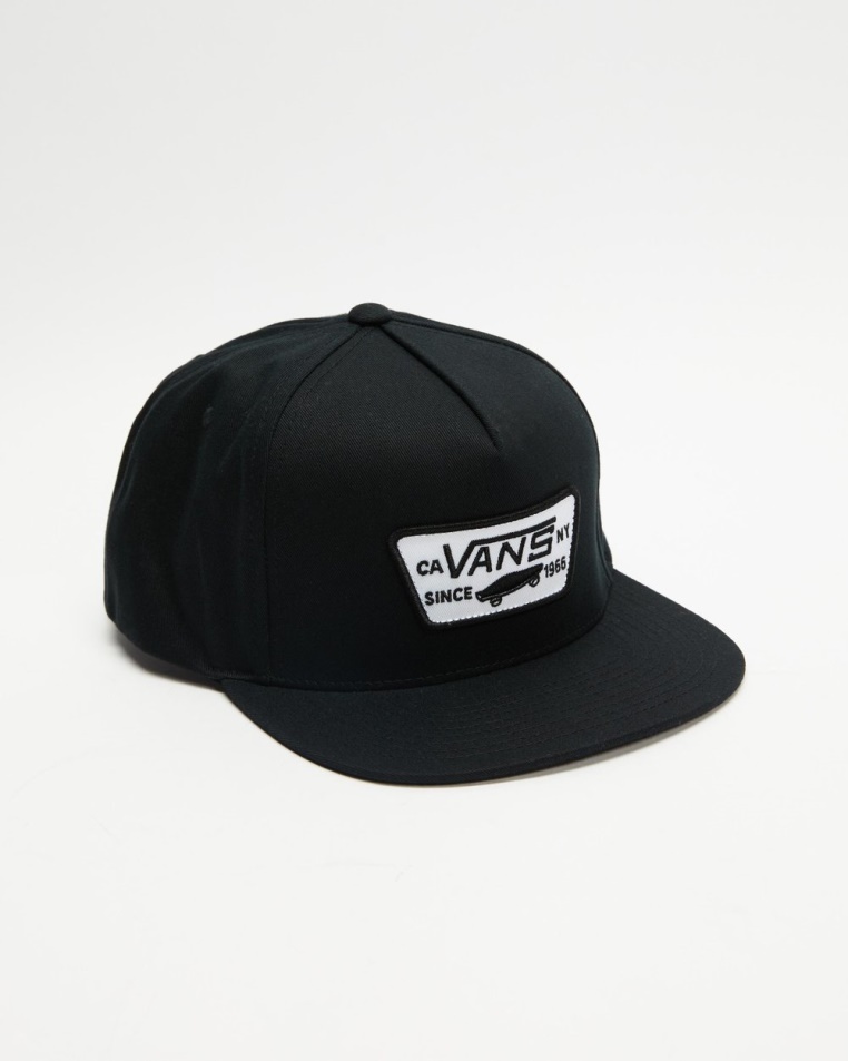 Furgonok Full Patch Snapback True Black