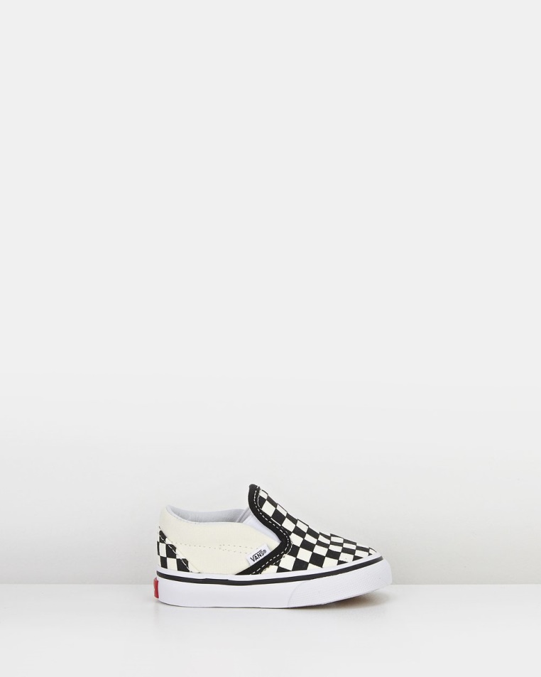 Furgonok Klasszikus Slip Ons Infant Fekete-fehér