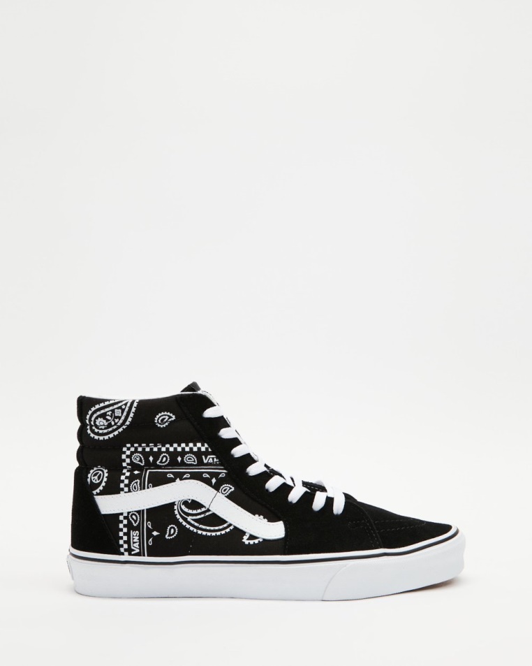 Vans Sk8-hi - Uniszex Fekete-true Fehér