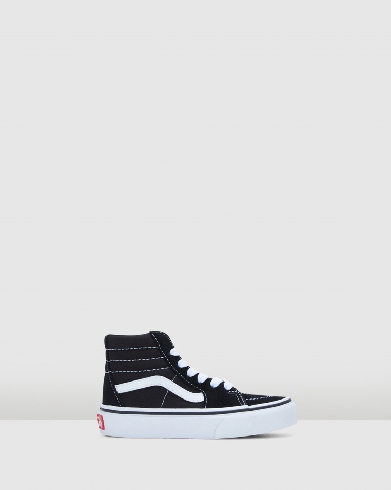 Furgonok Sk8-hi Ifjúsági Fekete-fehér